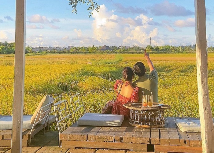 Đi Bali làm gì khi Hội An đã có quán cà phê view đồng lúa lãng mạn và  chill thế này