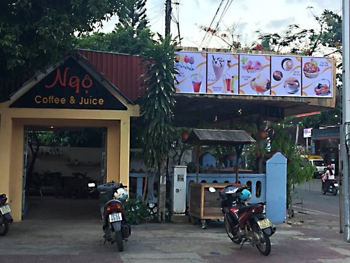 Các quán kem dừa ngon ở Côn Đảo - Quán Ngộ Coffee & Juice Côn Đảo 