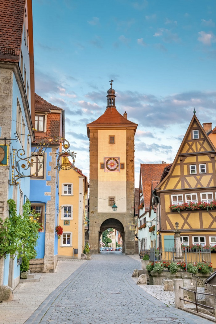 thị trấn cổ tích Rothenburg là một thành phố thời trung cổ 