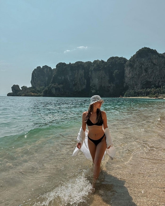 Sống ảo ở bãi biển Ton Sai Thái Lan