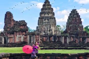 Đến công viên lịch sử Prasat Hin Phimai Thái Lan tìm hiểu về kiến trúc Khmer