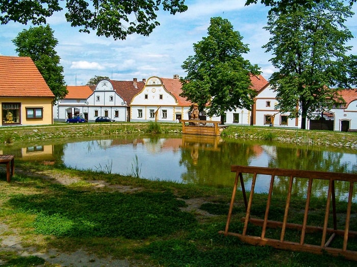 Các ngôi nhà ở làng Holasovice Séc