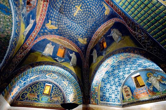 Khảm trần của Galla Placidia, Ravenna - địa điểm du lịch văn hóa của UNESCO