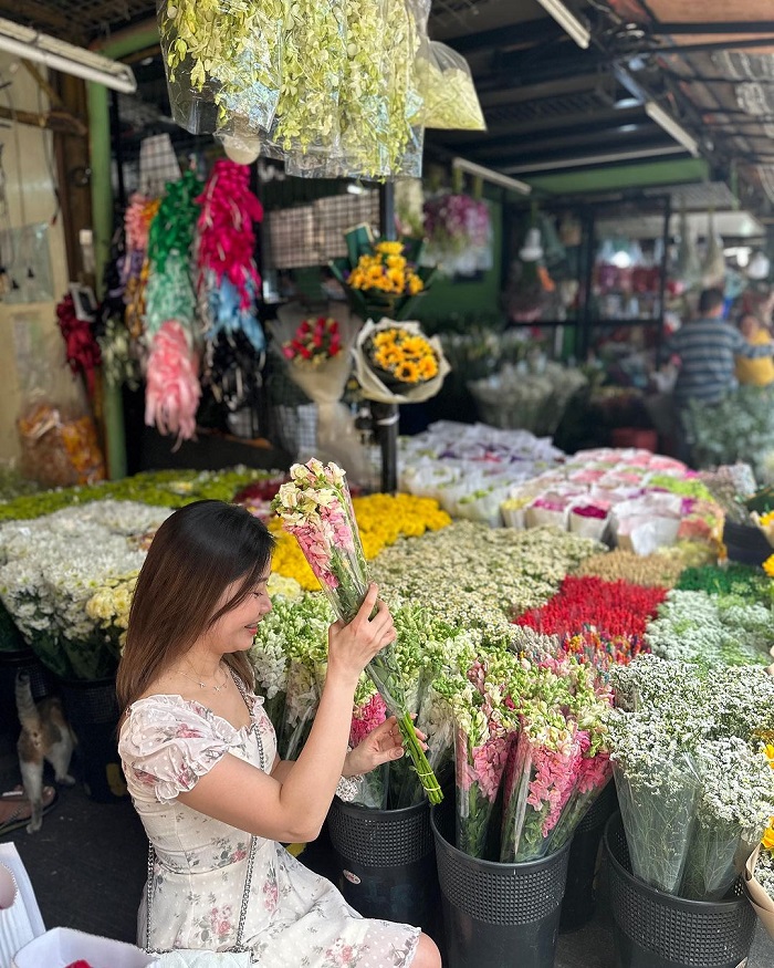 Chợ hoa Dangwa là chợ hoa nổi tiếng thế giới là điểm đến được yêu thích