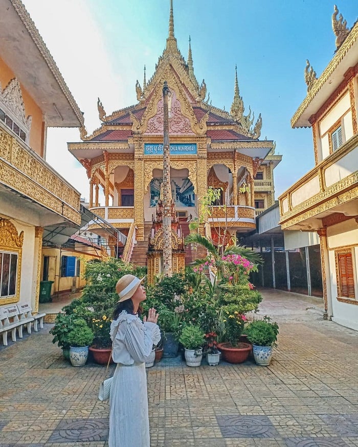 Chùa Munirensay là một trong những ngôi chùa đẹp ở Cần Thơ