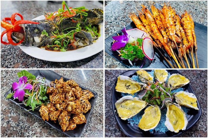 quán hải sản ngon ở Đà Nẵng: nhà hàng hải sản Bé Biển