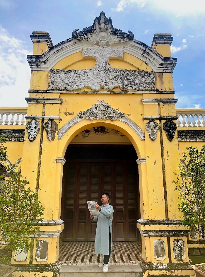 Nhà Đốc phủ Hải là ngôi nhà cổ nổi bật không kém nhà cổ ông Kiệt