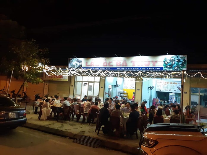 quán hải sản ở Nam Định - Lẩu ốc Bà Thúy