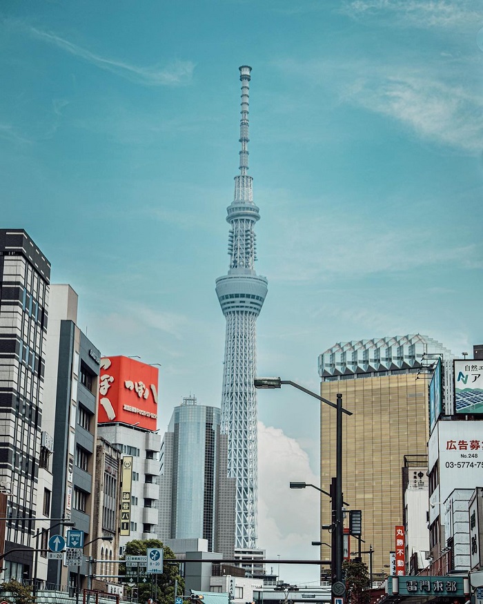 Tháp Tokyo Skytree là tháp truyền hình cao nhất thế giới nằm tại Nhật
