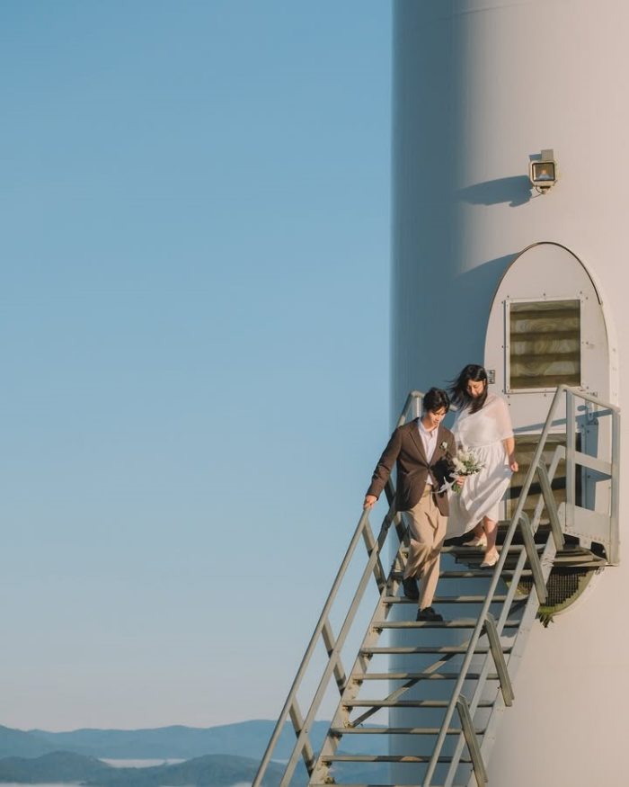 cánh đồng điện gió ở Tây Nguyên Cầu Đất 