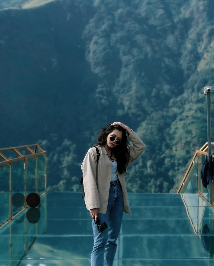 Cầu kính Sapa làm từ kính cường lực cao cấp