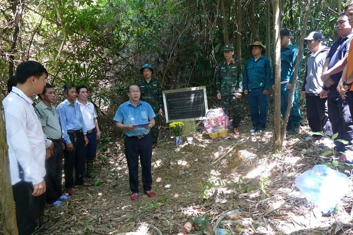 Khe Nước Lạnh ở khu di tích Đặng Thùy Trâm Quảng Ngãi