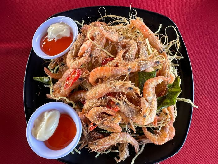 món ngon Phá Tam Giang tôm đất