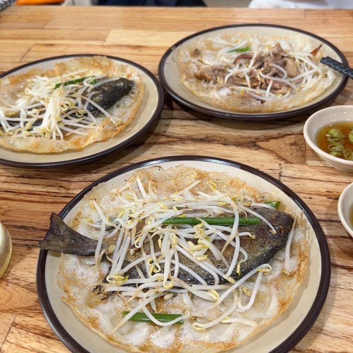 món ngon Phá Tam Giang bánh khoái 