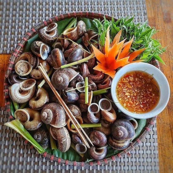 Ốc xu núi Bà Tây Ninh 