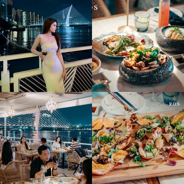 ROS Yacht Club nhà hàng view sông Sài Gòn 