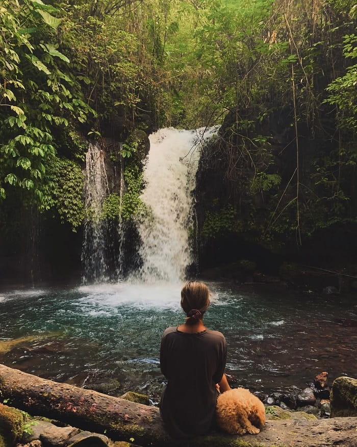 Đến thác nước Yeh Hoo là điều nên làm tại ruộng bậc thang Jatiluwih Bali