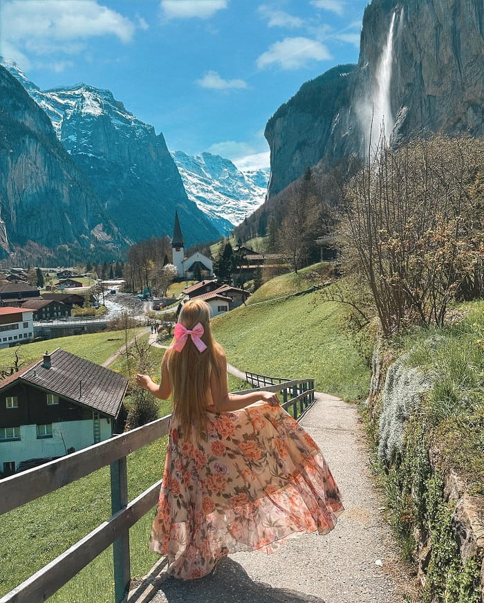 Khám phá thị trấn Lauterbrunnen Thụy Sĩ
