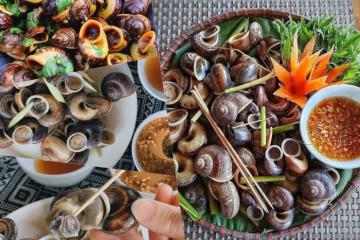 Ốc xu núi Bà Tây Ninh - Đặc sản quý của vùng đất Thánh