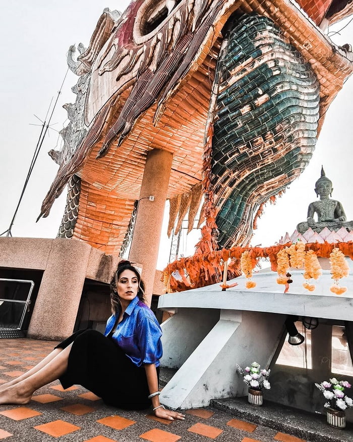 Độc đáo kiến trúc của chùa Wat Samphran Thái Lan