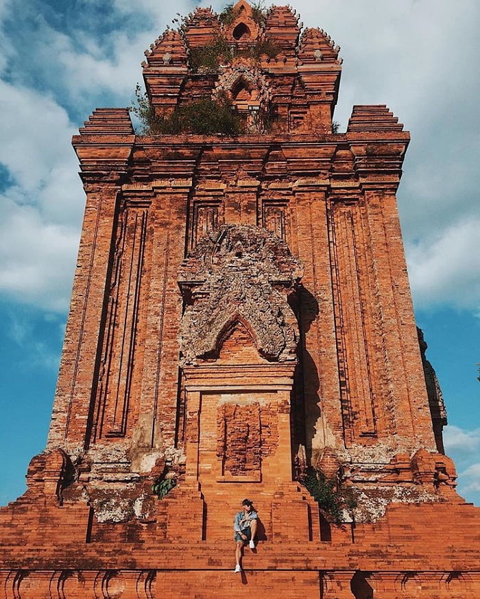 Immerse yourself in the unique architecture of the Cham towers in Quy Nhon