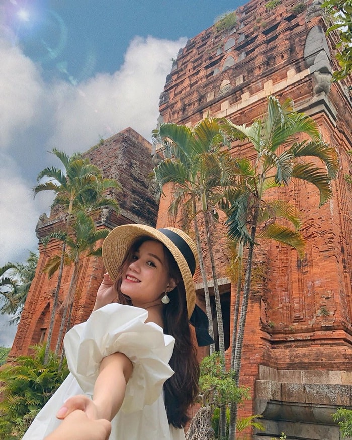 Immerse yourself in the unique architecture of the Cham towers in Quy Nhon