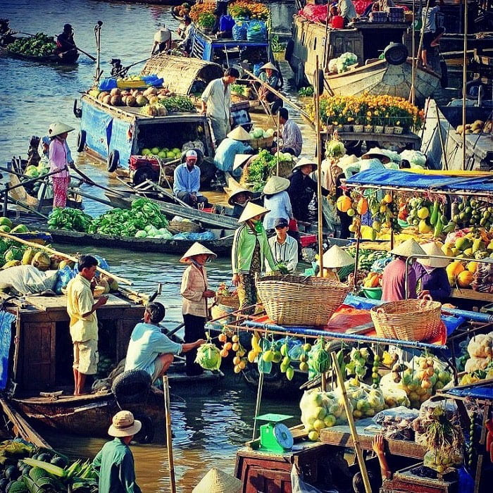 Hau Giang Nga Bay Floating Market - assorted items