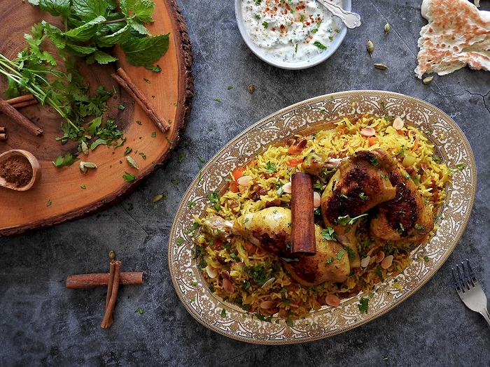 Gà Machboos món ăn truyền thống Ả Rập