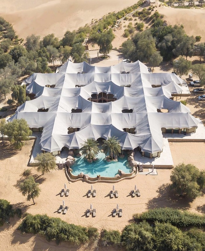Khu nghỉ dưỡng sa mạc Telal resort ở Abu Dhabi
