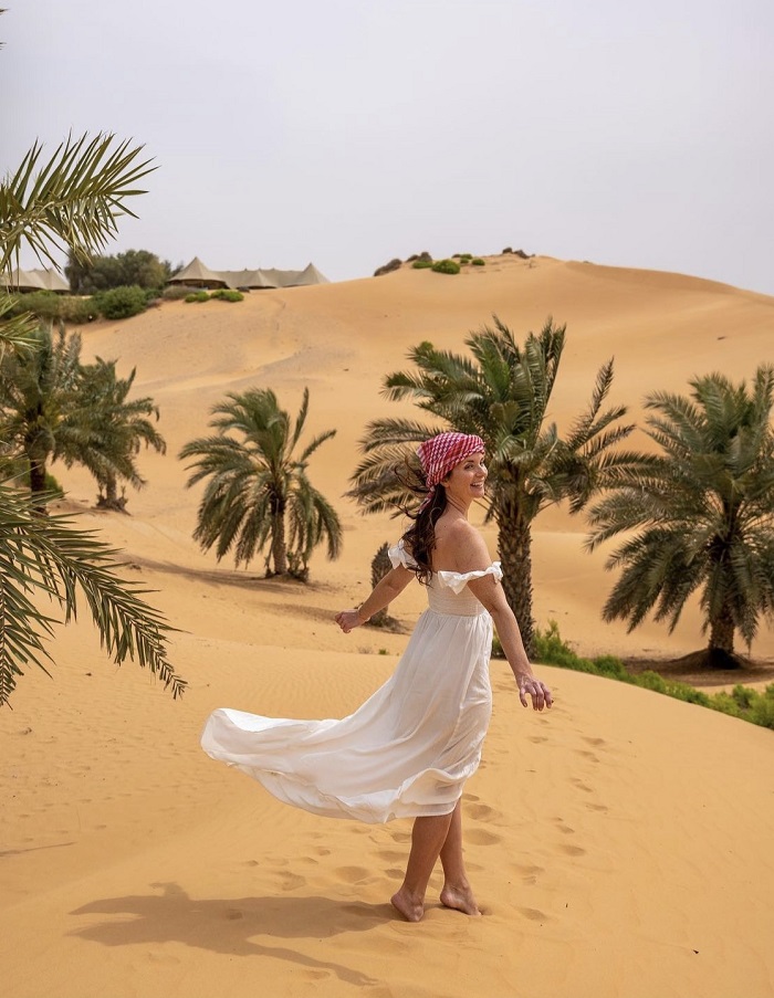 Khu nghỉ dưỡng nằm sâu trong sa mạc Ả Rập Telal resort ở Abu Dhabi