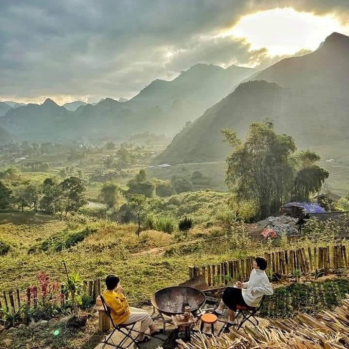 Du Già là bản làng đẹp ở Hà Giang
