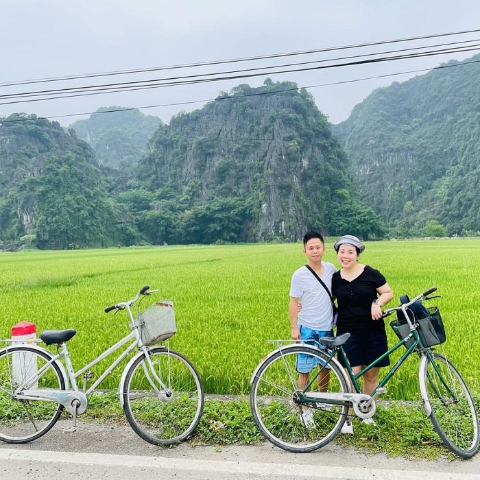 du lịch Ninh Bình tháng 6 - đạp xe