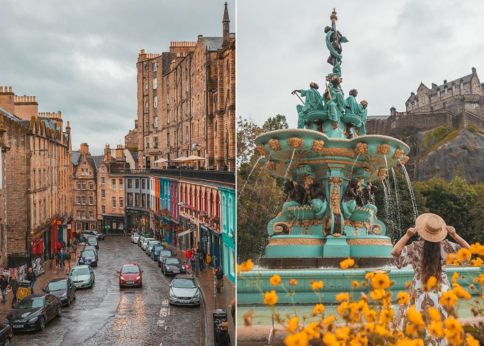 Phố cổ Edinburgh và những điểm đến đã trở thành huyền thoại