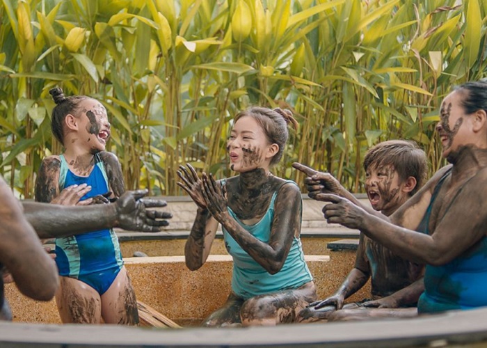 Hot mineral resorts near Saigon - Binh Chau hot springs with mud baths