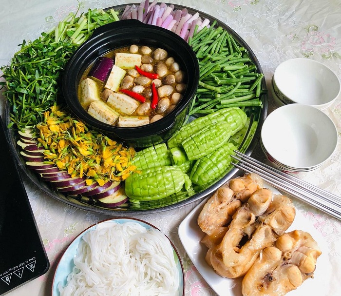 Fish sauce hot pot is a Vietnamese specialty