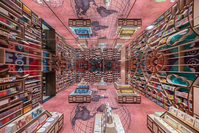 Cấu trúc đầy ảo ảnh như mê cung ở tiệm sách Zhongshuge Trung Quốc 