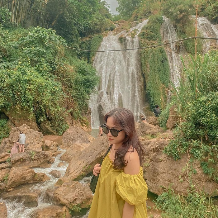 Cảnh đẹp ở thác Gò Lào Mai Châu