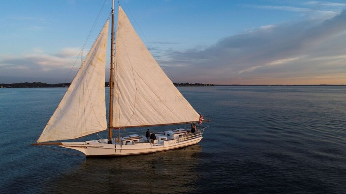 Thuyền buồm trên vịnh Annapolis du lịch Annapolis
