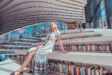 Thư viện Tân Hải - choáng ngợp trước siêu thư viện lớn nhất Trung Quốc