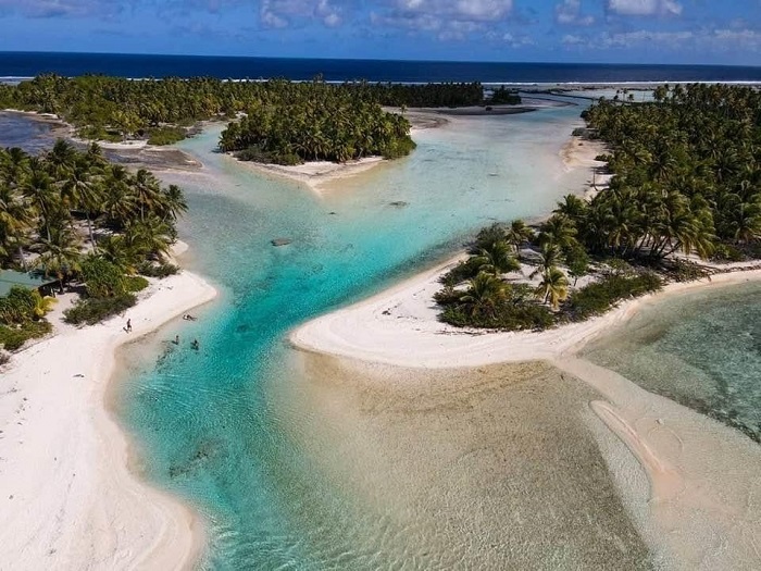 Những hòn đảo nổi trên mặt biển Thái Bính Dương xanh ngắt Quần đảo Tuamotu