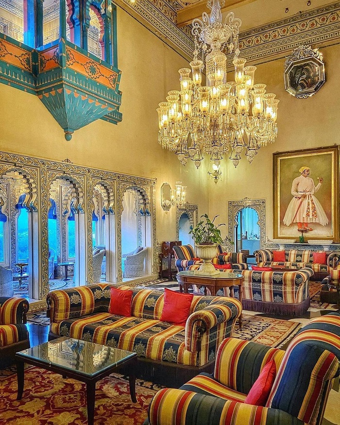 Shiv Niwas được thiết kế phong cách vương giả - khách sạn đẹp nhất ở Udaipur