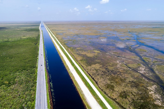 Vùng đất ngập nước nhiệt đới tự nhiên Everglades  - các tiểu bang đẹp nhất ở Hoa Kỳ