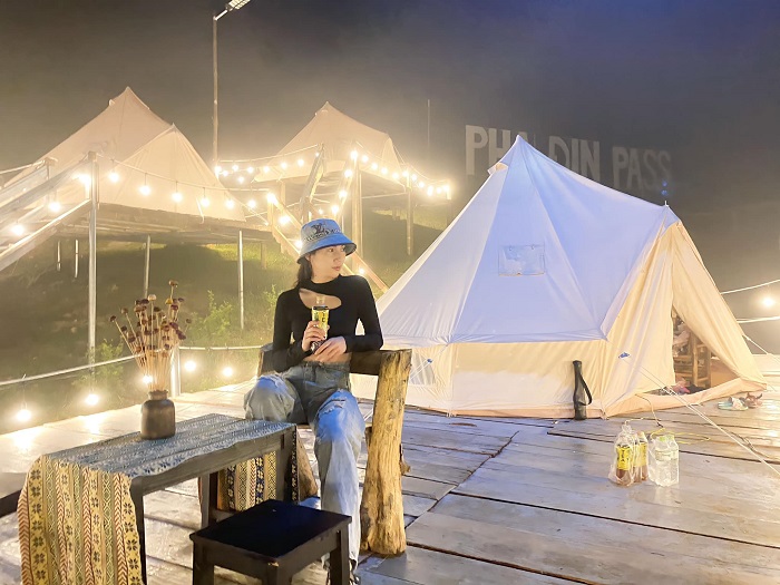 Khu du lịch Pha Đin Pass cũng là điểm cắm trại Điện Biên lãng mạn 