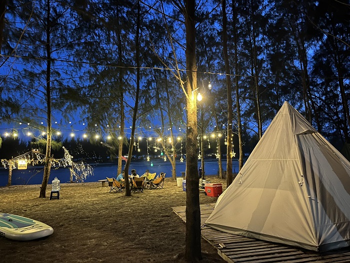 Ho Coc Camping is a lake view camping site in Vietnam located in Vung Tau