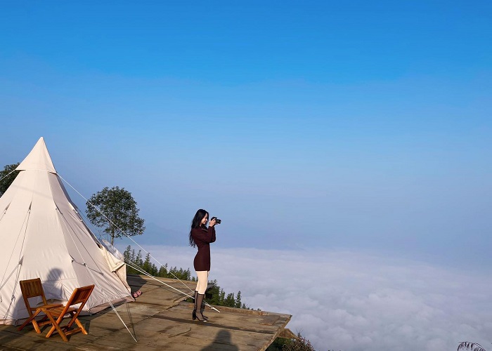 Lau Camping Phình Hồ lý tưởng để săn mây