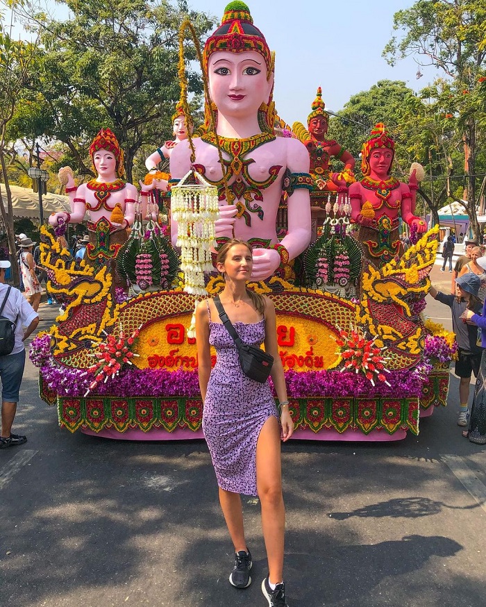 Lễ hội hoa Chiang Mai cũng là một trong những lễ hội hoa lớn nhất thế giới hiện nay