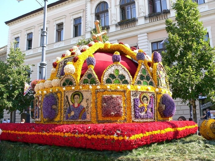 Lễ hội hoa ở thành phố Debrecen Hungary
