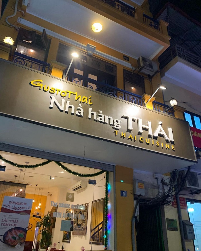 nhà hàng Thái ngon ở Hà Nội - Gusto Thai