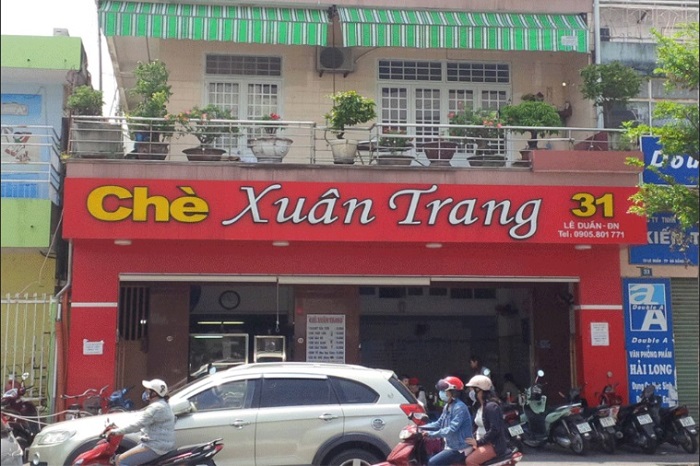 Quán Chè Xuân Trang - quán chè ngon ở Đà Nẵng phổ biến 