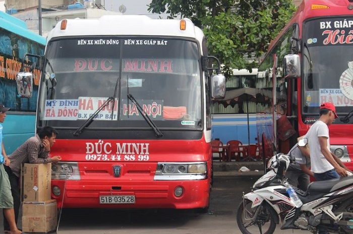 xe khách đi Bình Phước - nhà xe Đức Minh